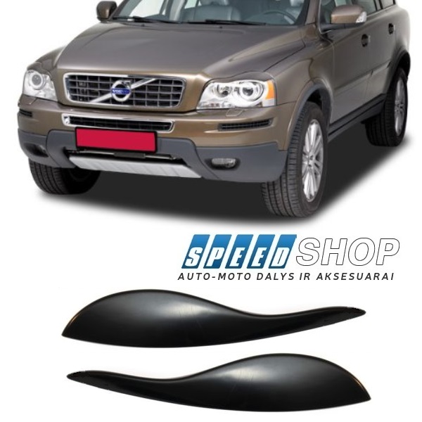 Volvo XC90 priekinių žibintų papiktinimai